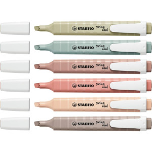 Caneta Marca Texto Stabillo Swing Cool 6 Cores
