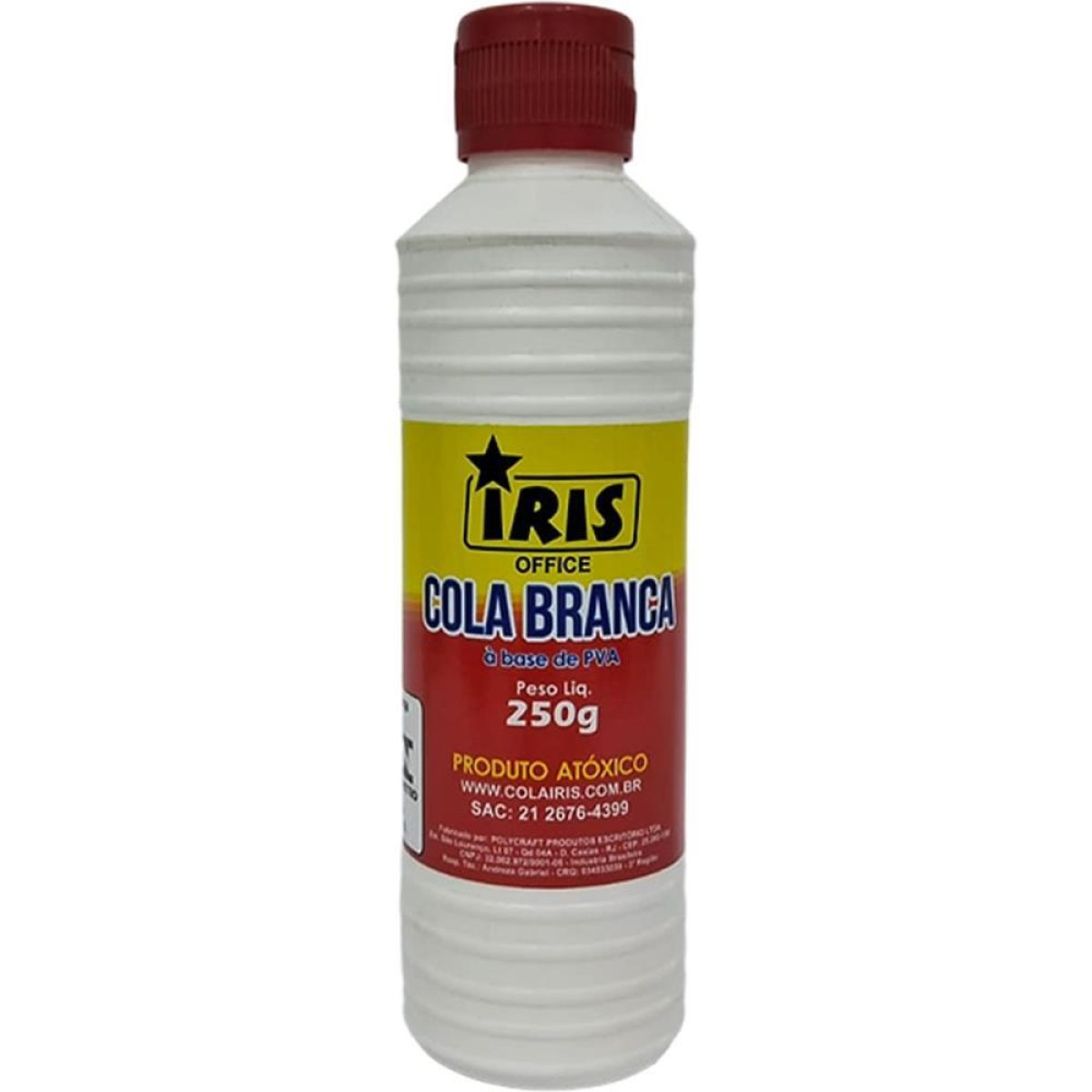 Cola Escolar Iris Branca 250g.