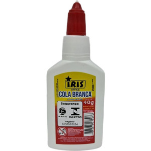 Cola Escolar Iris Branca 40g.