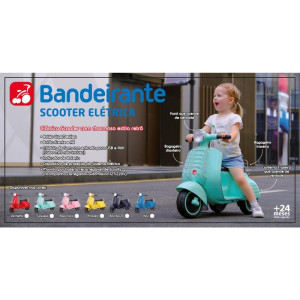 Moto Eletrica Scooter Turquesa 6v-115273-18871