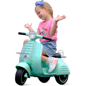 Moto Eletrica Scooter Turquesa 6v-115273-22187