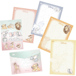Papel De Carta Decorado Disney Classics 20f+20env+ades