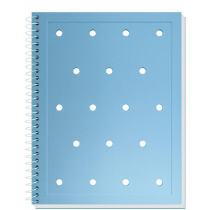 Caderno 10x1 Capa Dura Charms Azul 160fls-125548-24159