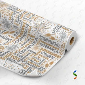 Tnt Estampado 1,40m 40g Ano Novo