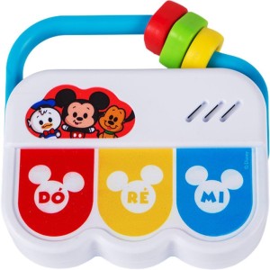 Brinquedo Para Bebe Mickey Teclado C/mordedor Musical-125329-34279