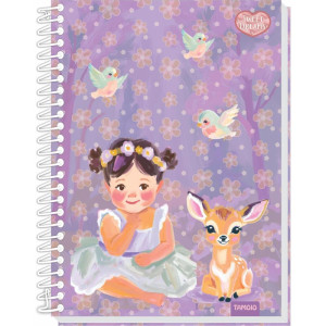 Caderno 10x1 Capa Dura Sweet Dreams 160fls Papel Carta-125554-16924