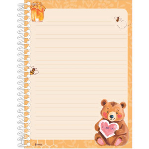 Caderno 10x1 Capa Dura Sweet Dreams 160fls Papel Carta-125554-20078