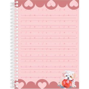 Caderno 10x1 Capa Dura Sweet Dreams 160fls Papel Carta-125554-76742