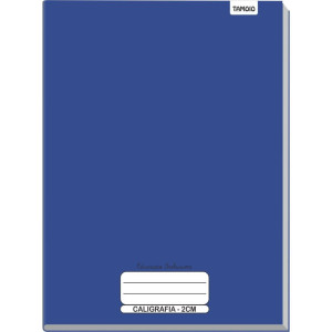 Caderno Caligrafia Capa Dura Neuro Pauta Ampliada 40f Univ.-125559-67890