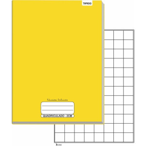 Caderno Quadriculado Univers. 2x2cm Ampliado Ed. Inclusiva-125558-58325
