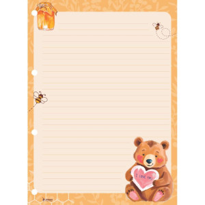 Bloco Papel De Carta Sweet Dreams 75g 200x275mm-125570-35383