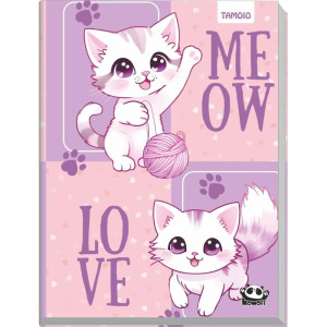 Caderno Brochurao Capa Dura Kawaii 96 Folhas-125567-81425
