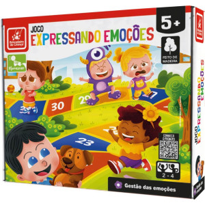 Jogo Educativo Expressando As Emocoes Madeira-126487-91504
