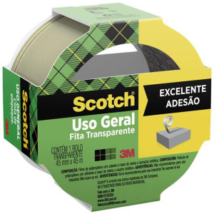 Fita Para Empacotamento Scotch 5802 Transp. 45mmx45m.