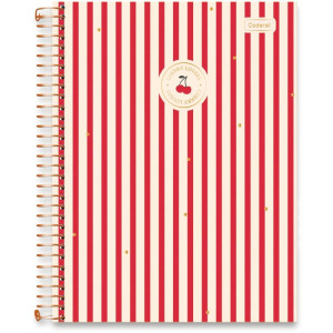 Caderno 01x1 Capa Dura Cherry Lovers 80fls
