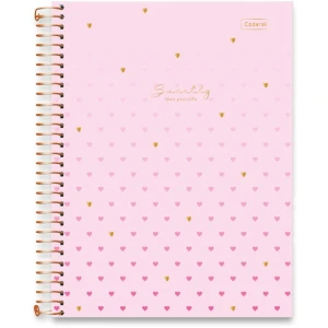 Caderno 01x1 Capa Dura Sweetly + Planner 88fls