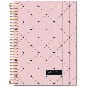 Caderno 01x1 Cp.dura Colegial Audrey 3em1 100fls (s)