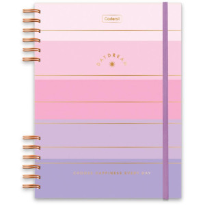 Caderno 01x1 Cp.dura Colegial Daydream C/elas E Wire-o 80f(s)