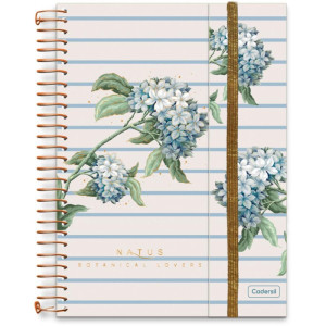 Caderno 01x1 Cp.dura Colegial Natus C/elas+bloco Ades.80f(s)