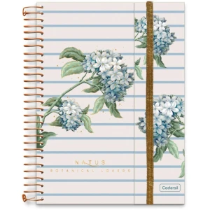 Caderno 01x1 Cp.dura Colegial Natus C/elas+bloco Ades.80f(s)