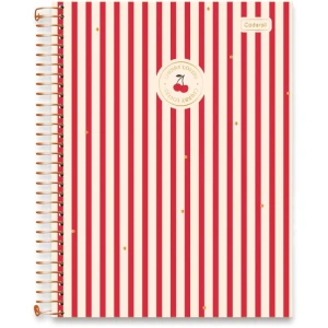 Caderno 10x1 Capa Dura Cherry Lovers 160fls