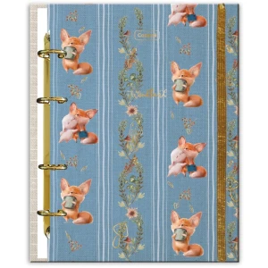 Caderno Argolado Woodland C/elast+ 4 Capas 80fl