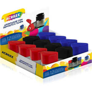 Apontador Com Deposito Fume Tampa Retangular-126521-97096