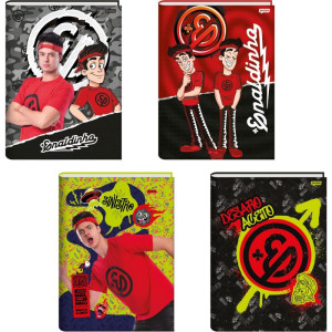 Caderno Brochurao Capa Dura Enaldinho 80fls.