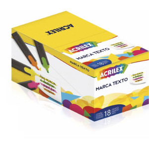 Caneta Marca Texto Office 18 Cores Sortidas