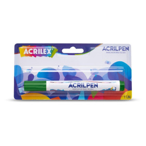 Caneta Para Tecido Verde Musgo Acrilpen-126494-74858