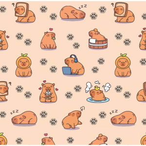 Contact Decorado 45cmx10m Capivara