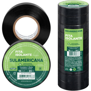 Fita Isolante 18mmx20m. Anti Chama-126068-33059