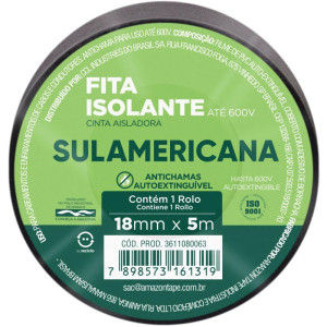 Fita Isolante 18mmx5m. Anti Chama-126066-99425