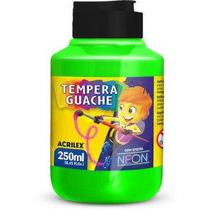 Tinta Guache 250ml Verde Neon