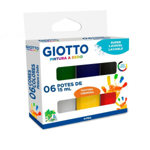 Tinta Guache Giotto Pintura A Dedo 15ml 6co-126818-30916