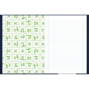 Caderno Brochura 1/4 Capa Dura Minecraft 80f-126527-59457