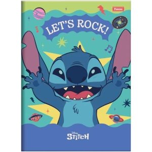 Caderno Brochura 1/4 Capa Dura Stitch 80f