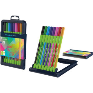 Caneta Esferografica Line-up 0.4mm C/8 Cores