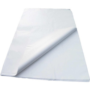 Papel De Seda Branco 50x70cm. 20g.