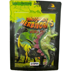Livro Brinquedo Ilustrado Dinossauros Herbivoros