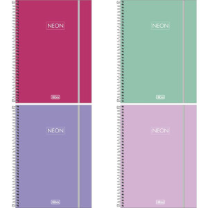 Caderno 01x1 Capa Dura Neon Fit 80fls Feminino