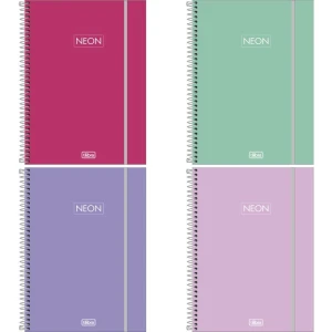 Caderno 10x1 Capa Dura Neon Fit 160fls Pp Masculino