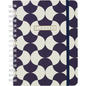 Agenda Permanente Wire-o Bossa Nova Semanal Boeia Azul A5