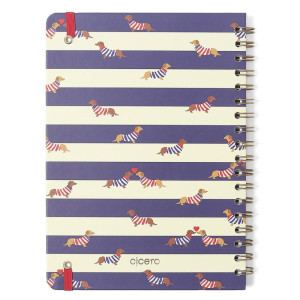 Caderno 01x1 Cp.dura Colegial Praia Cachorros 80f-126855-93607