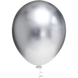 Balao 16 Liso Platino Prata Redondo