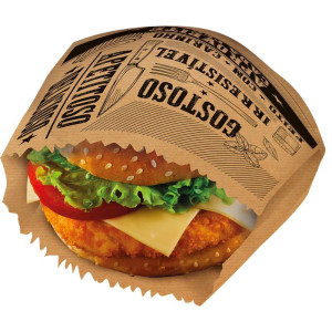 Embalagem Para Alimentos Saquinho Kraft P/lanche Frases