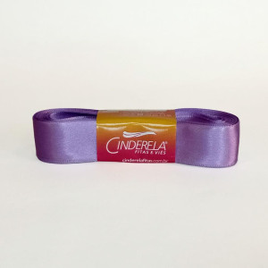 Fita De Cetim 22mm 10m. Lilas Escuro