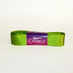 Fita De Cetim 22mm 10m. Verde Folha