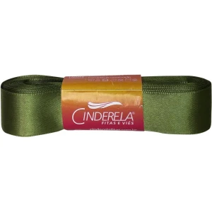 Fita De Cetim 22mm 10m. Verde Militar