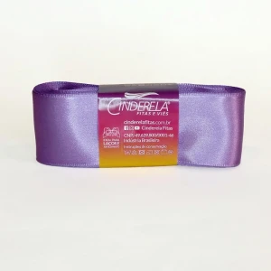 Fita De Cetim 38mm 10m. Lilas Escuro